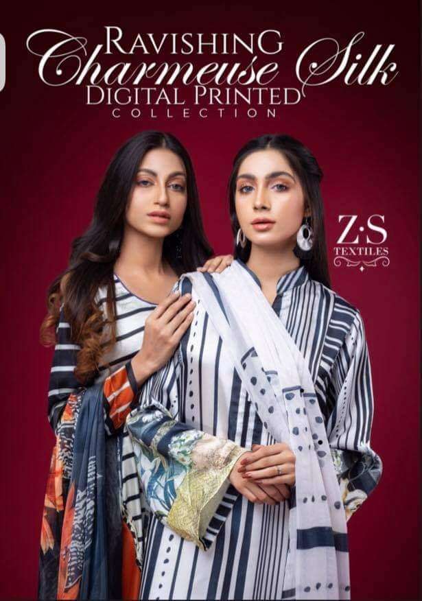 Ravishing Charmeuse Silk Digital Printed Collection